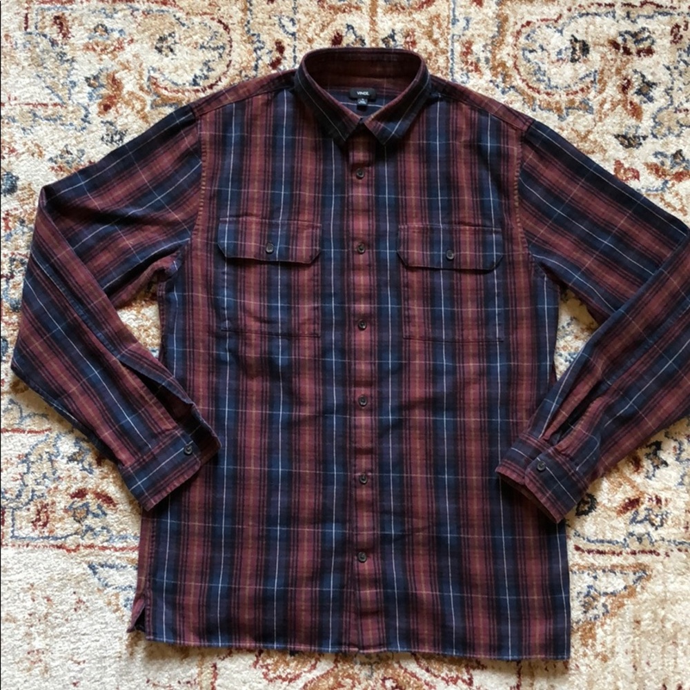 Vince flannel work shirt